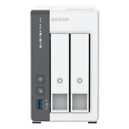 QNAP TS-216G NAS- ja tallennuspalvelimet Tower Cortex-A Cortex-A55 4 GB 0 TB Valkoinen