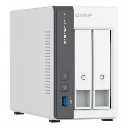 QNAP TS-216G NAS- ja tallennuspalvelimet Tower Cortex-A Cortex-A55 4 GB 0 TB Valkoinen
