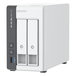 QNAP TS-216G NAS- ja tallennuspalvelimet Tower Cortex-A Cortex-A55 4 GB 0 TB Valkoinen