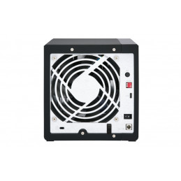 QNAP TR-004 tallennusaseman kotelo HDD- SSD-kotelo Musta 2.5 3.5"