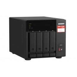 QNAP TS-473A NAS Tower Ryzen Embedded V1500B 8 GB DDR4 0 TB QNAP Turbo System Musta