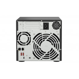 QNAP TS-473A NAS Tower Ryzen Embedded V1500B 8 GB DDR4 0 TB QNAP Turbo System Musta