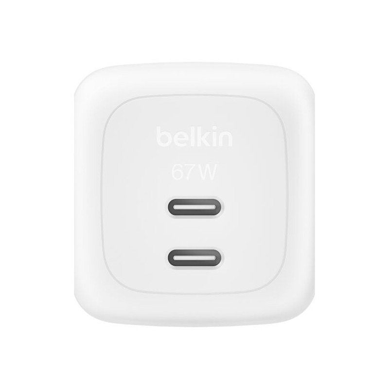 Belkin WCH020KQWH mobiililaitteen laturi Universaali Valkoinen AC Pikalataus Sisätila