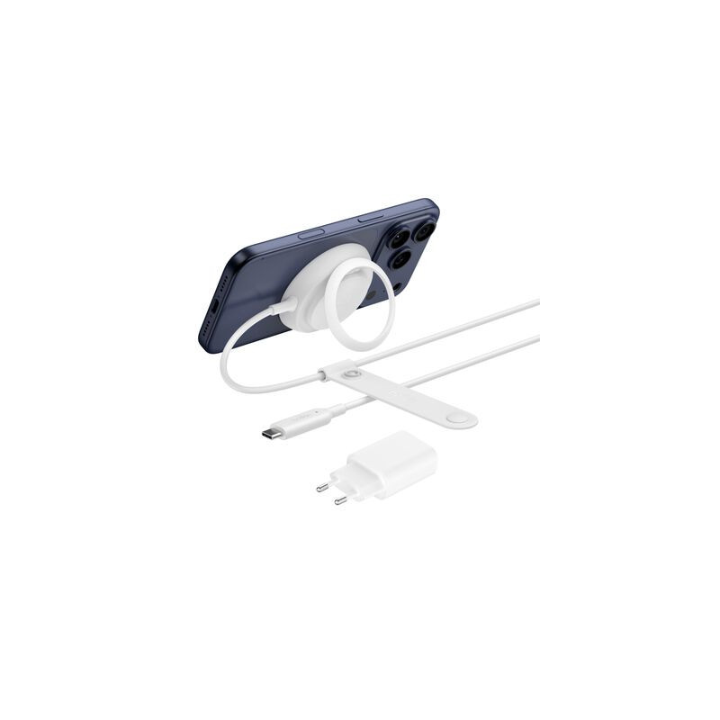 Belkin WIA014kqWH Älypuhelin Valkoinen USB Langaton lataaminen Sisätila