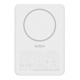 Belkin BPD010hqWH 5000 mAh Langaton lataaminen Valkoinen
