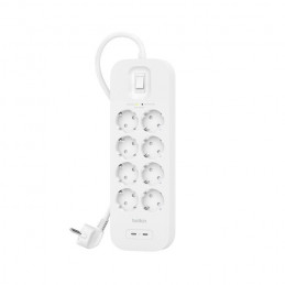 Belkin SRB004VF2M Valkoinen 8 AC-pistorasia(a) 2 m