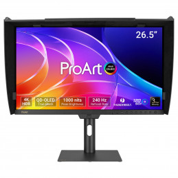 ASUS ProArt OLED PA27USD tietokoneen litteä näyttö 67,3 cm (26.5") 3840 x 2160 pikseliä 4K Ultra HD QD-OLED Musta