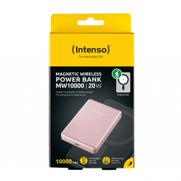 Intenso MW10000 Litium polymeeri (LiPo) 10000 mAh Langaton lataaminen Ruusu