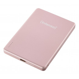 Intenso MW5000 Litium polymeeri (LiPo) 5000 mAh Langaton lataaminen Ruusu