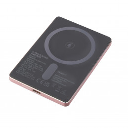 Intenso MW5000 Litium polymeeri (LiPo) 5000 mAh Langaton lataaminen Ruusu
