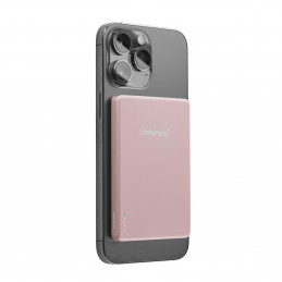 Intenso MW5000 Litium polymeeri (LiPo) 5000 mAh Langaton lataaminen Ruusu