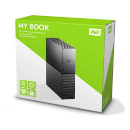 Western Digital My Book ulkoinen kovalevy 8 TB 3.5" Micro-USB B 3.2 Gen 1 (3.1 Gen 1) Musta