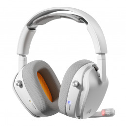Glorious Gaming GHS Wireless InfinitePlay Kuulokkeet Langaton Pääpanta Pelaaminen Bluetooth Latausteline Valkoinen