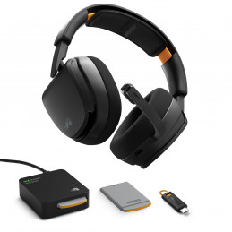 Glorious Gaming GHS Wireless InfinitePlay Kuulokkeet Langaton Pääpanta Pelaaminen Bluetooth Latausteline Musta