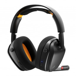 Glorious Gaming GHS Wireless InfinitePlay Kuulokkeet Langaton Pääpanta Pelaaminen Bluetooth Latausteline Musta