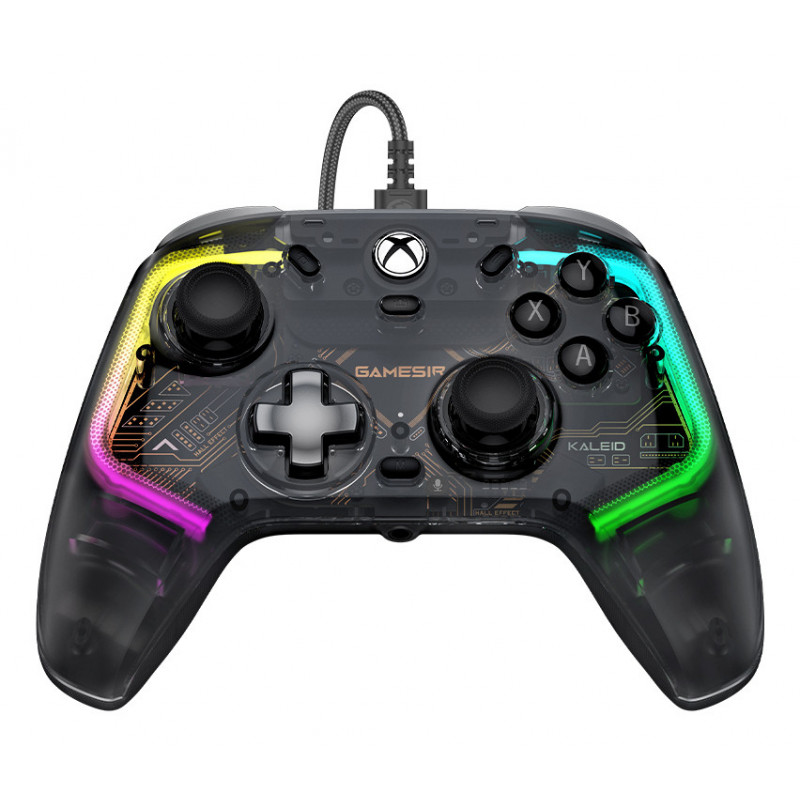 GameSir Kaleid Musta, Läpinäkyvä USB Pad-ohjain Analoginen Digitaalinen Xbox One, Xbox Series S, Xbox Series X
