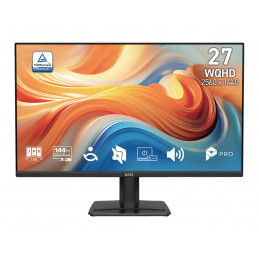 MSI PRO MP275QDE E14 tietokoneen litteä näyttö 68,6 cm (27") 2560 x 1440 pikseliä Wide Quad HD LED Musta