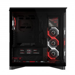 ASUS ROG CRONOX GR801 CURVE TG ARGB BLACK Midi Tower Musta