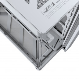 ASUS ROG CRONOX GR801 CURVE TG ARGB WHITE Midi Tower Valkoinen