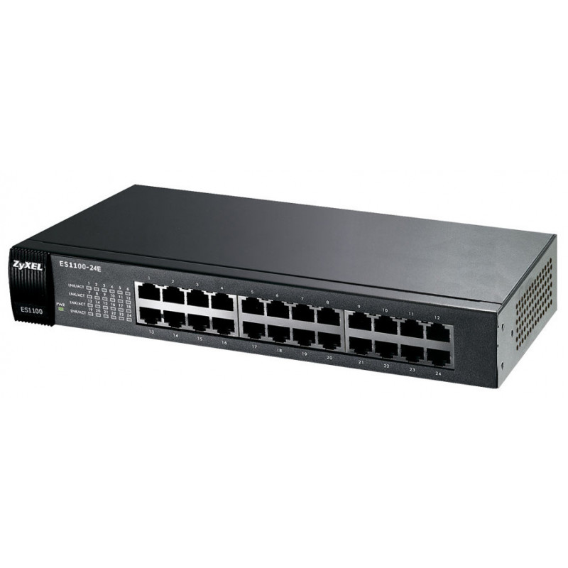 Zyxel ES1100-24E Hallitsematon Musta