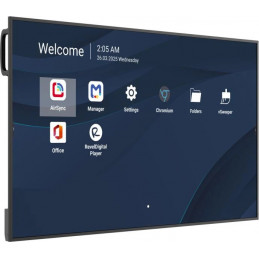 Viewsonic CDE5514-2C infonäyttö Digitaalinen litteä infotaulu 139,7 cm (55") LCD Wi-Fi 500 cd m² 4K Ultra HD Musta