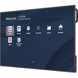 Viewsonic CDE5514-2C infonäyttö Digitaalinen litteä infotaulu 139,7 cm (55") LCD Wi-Fi 500 cd m² 4K Ultra HD Musta