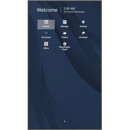 Viewsonic CDE5514-2C infonäyttö Digitaalinen litteä infotaulu 139,7 cm (55") LCD Wi-Fi 500 cd m² 4K Ultra HD Musta