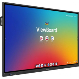 Viewsonic IFP8634 Interaktiivinen valkotaulu 2,18 m (86") 3840 x 2160 pikseliä Kosketusnäyttö Musta