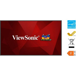 Viewsonic CDE86G3-1C infonäyttö Digitaalinen litteä infotaulu 2,18 m (86") LCD 500 cd m² 4K Ultra HD Musta 24 7