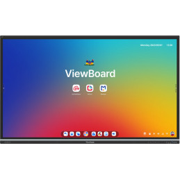 Viewsonic IFP8651-3C Interaktiivinen valkotaulu 2,18 m (86") 3840 x 2160 pikseliä Kosketusnäyttö Musta USB