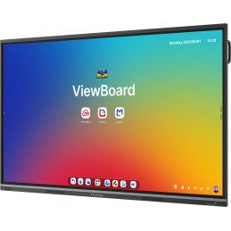 Viewsonic IFP8651-3C Interaktiivinen valkotaulu 2,18 m (86") 3840 x 2160 pikseliä Kosketusnäyttö Musta USB