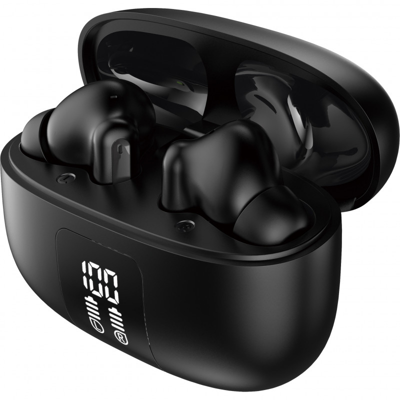 Verbatim TruSound Hybrid ANC & ENC Kuulokkeet Langaton In-ear Puhelut Musiikki Bluetooth Musta