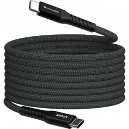 Verbatim Sync & Charge USB-C to USB-C 100W Magnetic Cable USB-kaapeli 2 m USB C 0,48 Gbit s Musta