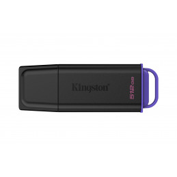 Kingston Technology DataTraveler 512 Gt n muistitikku, USB 3.2, Gen 1, Exodia, musta violetti