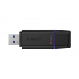 Kingston Technology DataTraveler 512 Gt n muistitikku, USB 3.2, Gen 1, Exodia, musta violetti