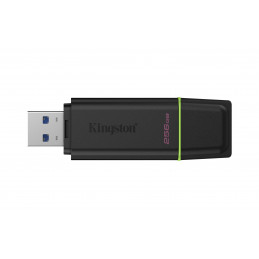 Kingston Technology DataTraveler 256 Gt n muistitikku, USB 3.2, Gen 1, Exodia, musta vihreä