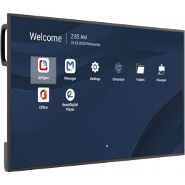 Viewsonic CDE4314-2C infonäyttö Digitaalinen litteä infotaulu 109,2 cm (43") LCD Wi-Fi 500 cd m² 4K Ultra HD Musta