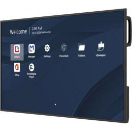 Viewsonic CDE4314-2C infonäyttö Digitaalinen litteä infotaulu 109,2 cm (43") LCD Wi-Fi 500 cd m² 4K Ultra HD Musta