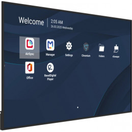 Viewsonic CDE8631-1C infonäyttö Digitaalinen litteä infotaulu 2,18 m (86") LCD Wi-Fi 500 cd m² 4K Ultra HD Musta