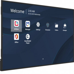 Viewsonic CDE7531-1C infonäyttö Digitaalinen litteä infotaulu 190,5 cm (75") LCD Wi-Fi 500 cd m² 4K Ultra HD Musta