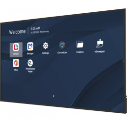 Viewsonic CDE7531-1C infonäyttö Digitaalinen litteä infotaulu 190,5 cm (75") LCD Wi-Fi 500 cd m² 4K Ultra HD Musta