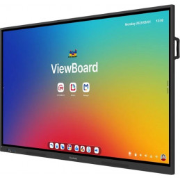 Viewsonic IFP6534 Display Interaktiivinen valkotaulu 165,1 cm (65") 3840 x 2160 pikseliä Kosketusnäyttö Musta