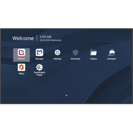 Viewsonic CDE5531-1C infonäyttö Digitaalinen litteä infotaulu 139,7 cm (55") LCD Wi-Fi 500 cd m² 4K Ultra HD Musta