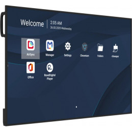 Viewsonic CDE5531-1C infonäyttö Digitaalinen litteä infotaulu 139,7 cm (55") LCD Wi-Fi 500 cd m² 4K Ultra HD Musta