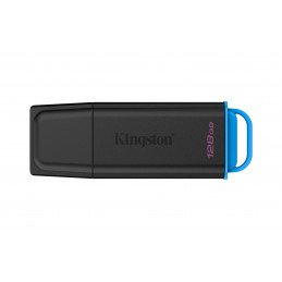 Kingston Technology DataTraveler 128 Gt n muistitikku, USB 3.2, Gen 1, Exodia, musta sininen