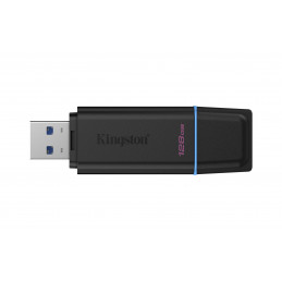 Kingston Technology DataTraveler 128 Gt n muistitikku, USB 3.2, Gen 1, Exodia, musta sininen
