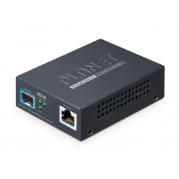PLANET 10GBASE-T to 10GBASE-X SFP+ Media Converter Copper port - Converter - Kupferdraht verkon mediamuunnin Monitila,