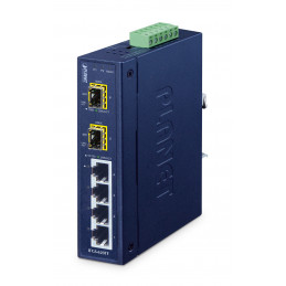 PLANET IFGS-620TF verkkokytkin Hallitsematon Fast Ethernet (10 100) Sininen