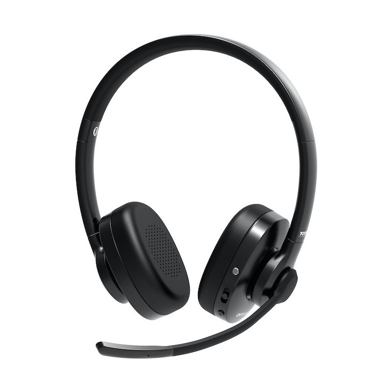 Port Designs 912002 kuulokkeet ja kuulokemikrofoni Langaton Pääpanta Toimisto puhelukeskus Bluetooth Musta