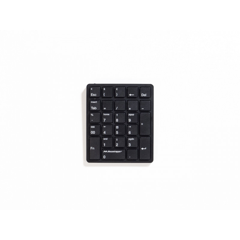 Mousetrapper NumPad Numeerinen näppäimistö Universaali Langaton RF Musta